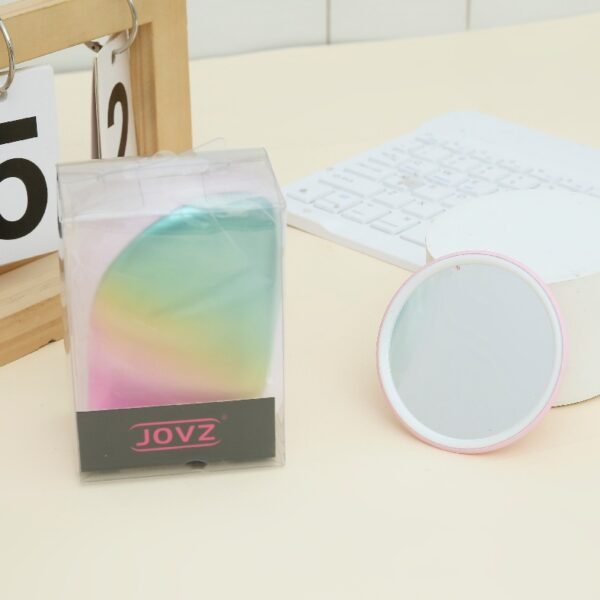 Mini Portable Detangling Hair Brush with Mirror Travel Hair Comb Set