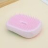 Mini Portable Detangling Hair Brush with Mirror Travel Hair Comb Set