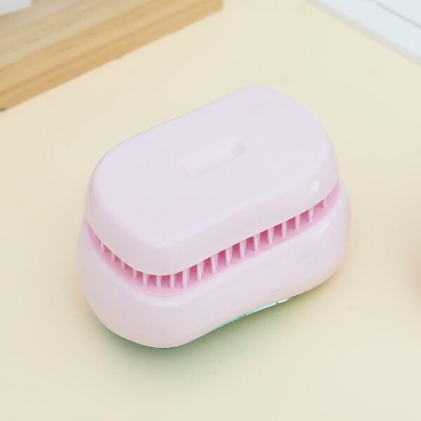 Mini Portable Detangling Hair Brush with Mirror Travel Hair Comb Set